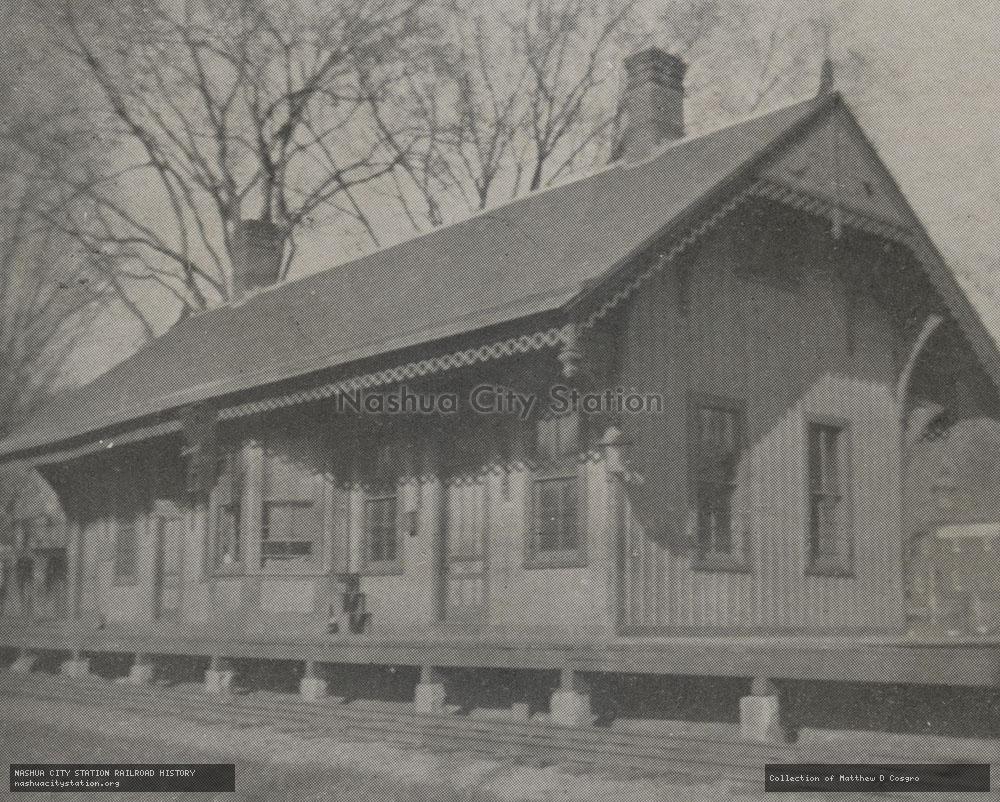 Postcard: Railroad Station, Cornwall Bridge, Connecticut